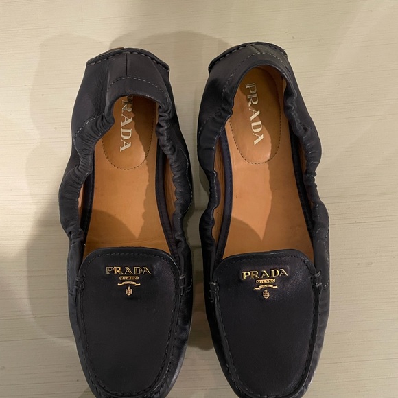 Women’s Authentic Leather Prada Loafers - Picture 2 of 3